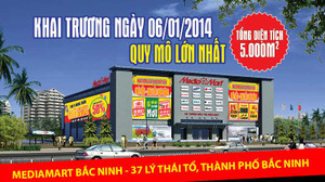 Media Mart sắp khai trương đại siêu thị ở Bắc Ninh