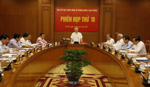 Lập 7 đoàn kiểm tra chống tham nhũng tại 14 tỉnh