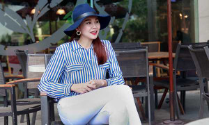 Thanh Hằng diện trang phục đơn giản vẫn lôi cuốn không thể rời mắt