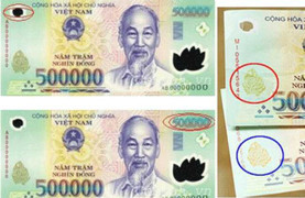 Thực hư có thể nhận biết tiền giả qua các chữ cái đầu seri