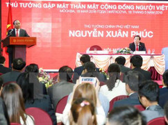 Thủ tướng gặp gỡ cộng đồng người Việt Nam tại Nga