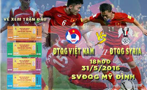 VFF công bố giá vé xem trận Việt Nam - Syria