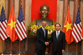 Chủ tịch nước và Tổng thống Obama hội đàm