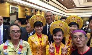 Tổng thống Obama nghe dân ca quan họ Bắc Ninh