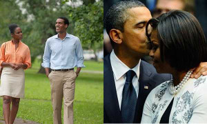 Thước phim về buổi hẹn hò lãng mạn đầu tiên của ông Obama và vợ