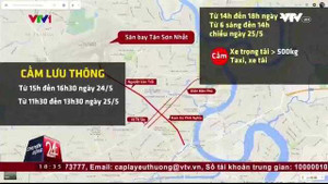 Clip: Hạn chế nhiều tuyến đường tại TP.HCM khi đón Tổng thống Mỹ