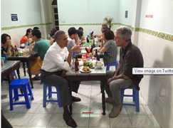 Bữa ăn tối 6$ của Tổng thống Mỹ ở Hà Nội làm cả thế giới kinh ngạc