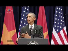 Clip: Obama chia sẻ 'sự thân thiện của người Việt chạm tới trái tim tôi'