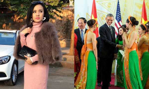 Nghệ sỹ Việt bị chê 'ăn mặc hở hang' đón tiếp ông Obama, BTV Hoài Anh phản pháo