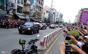 Chi tiết đoàn xe hộ tống Tổng thống Obama ở Sài Gòn