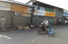 Người đàn ông nghi bị giết trước tiệm sửa xe ở Sài Gòn