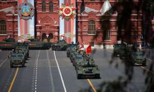Ảnh: Dàn khí tài Nga phô trương sức mạnh trong lễ duyệt binh Ngày Chiến thắng