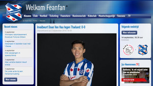 SC Heerenveen lại ưu ái Văn Hậu sau cuộc đối đầu với Thái Lan