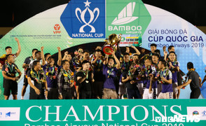 Hà Nội FC giành Cúp Quốc gia sau 10 năm chờ đợi