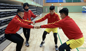 VFF: Quang Hải, Thanh Thịnh, Trọng Hùng nâng khối lượng tập luyện