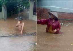 Thời tiết hôm nay 16/9: Miền Bắc mưa lớn, lũ tiếp tục dâng cao gây ngập úng