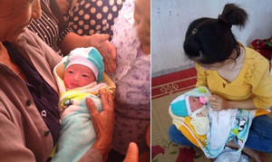 Bé gái bị bỏ rơi cùng 1 triệu đồng trước cửa nhà dân ở Nam Định