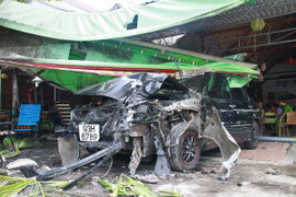 Tên cướp ô tô gây tai nạn trên đường bỏ chạy