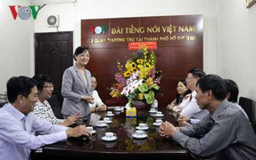Lãnh đạo TP.HCM chúc mừng cơ quan thường trú VOV