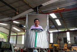 Người đàn ông ở Nghệ An chế tạo máy bay để phun thuốc trừ sâu