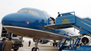 Va vào chim khi hạ cánh, máy bay Vietnam Airlines móp mũi