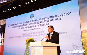 Lô sữa đầu tiên Việt Nam xuất khẩu sang Trung Quốc ý nghĩa thế nào?