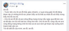 Xúc phạm thầy giáo vì chiếc quần short của con gái: Nữ phụ huynh xin lỗi trên Facebook
