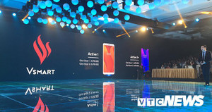 Toàn cảnh buổi ra mắt điện thoại thông minh 'made in Vietnam' Vsmart