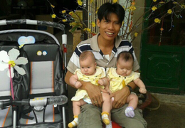 Cặp song sinh của người bố không tinh trùng