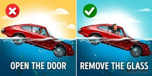 Khi ôtô bị chìm dưới nước hay gặp sự cố máy bay, bạn cần làm gì?
