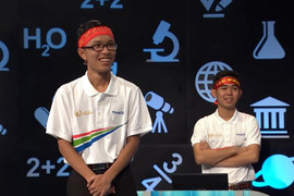 Nam sinh 'gây bão' mạng với màn múa quạt tại Đường lên đỉnh Olympia