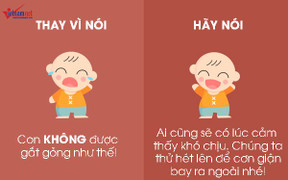 Thay vì nói 'không' để cấm đoán trẻ, cha mẹ hãy dùng những câu sau