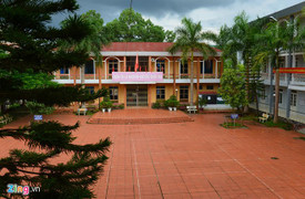 Ảnh: Trường THPT chuyên Cao Bằng - nơi Hoa hậu Lương Thuỳ Linh từng theo học