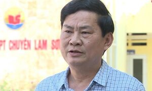 Kỷ luật hiệu trưởng trường THPT chuyên Lam Sơn, Thanh Hóa