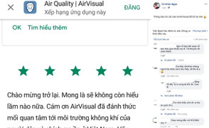 Sau hai ngày 'biến mất', AirVisual trở lại trên kho ứng dụng tại Việt Nam
