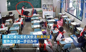 Dùng gạch đánh giáo viên, nam sinh bị giam giữ