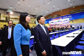 Ảnh: Trung tâm báo chí quốc tế sẵn sàng phục vụ hơn 3.000 phóng viên dự hội nghị Mỹ - Triều