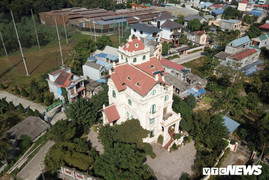 Ảnh, clip: Biệt thự 'to nhất Thái Nguyên' của cựu TGĐ TISCO dính vòng lao lý