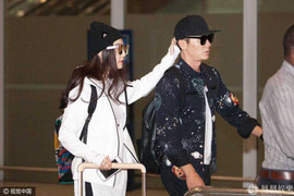 Phạm Băng Băng, Lý Thần tình tứ ở sân bay Bắc Kinh