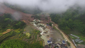 Ảnh: Lũ quét 'nuốt chửng' ngôi làng ở Trung Quốc