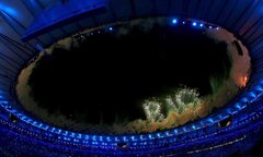 Tuyệt đẹp hình ảnh lễ khai mạc Olympic Rio 2016