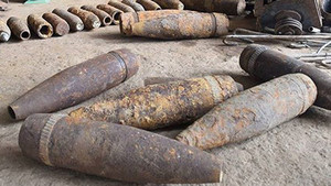 Sửa chữa trụ sở Tỉnh ủy Quảng Ngãi, phát hiện 100 quả đạn pháo cối