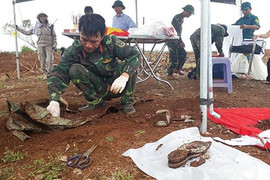 Phát hiện 14 hài cốt liệt sĩ ở Hàng rào điện tử McNamara, Quảng Trị