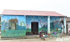 Ảnh: Ngôi làng bích họa độc đáo của người Dao nơi biên giới