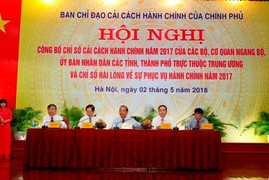 Bộ GD&ĐT xếp hạng cao về chỉ số cải cách hành chính