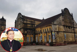 Ðại tu nhà thờ 134 năm tuổi ở Nam Định: Giám mục Giáo phận Bùi Chu lên tiếng