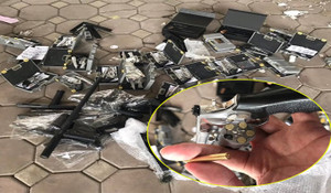 Dừng xe chở hàng cồng kềnh, CSGT phát hiện 19 khẩu súng tự chế có sẵn đạn