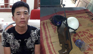 Hà Nội: Bắt kẻ ngáo đá khống chế bạn gái, bắn cảnh sát bị thương