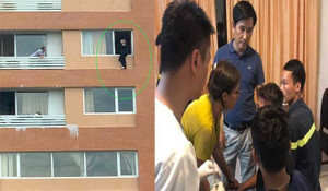Nghĩ có người tìm bắt mình, người đàn ông Pháp định nhảy từ tầng 7 khách sạn tự tử