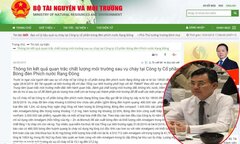 Bỏ cụm từ 'qua đấu tranh' trong kết quả quan trắc môi trường Công ty Rạng Đông do nhạy cảm